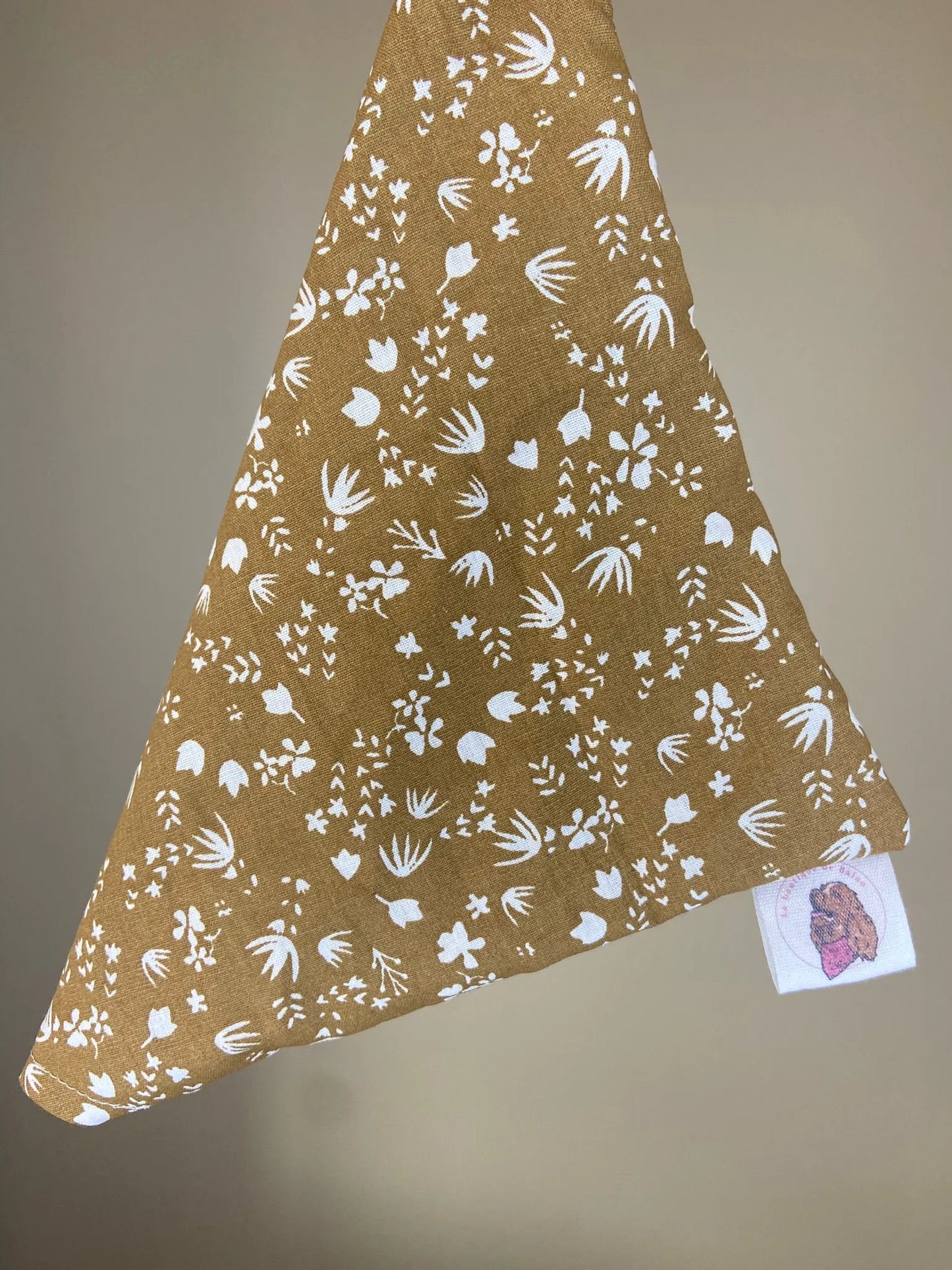 Bandana en coton - fleurs