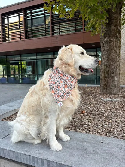Bandana en coton - fleurs