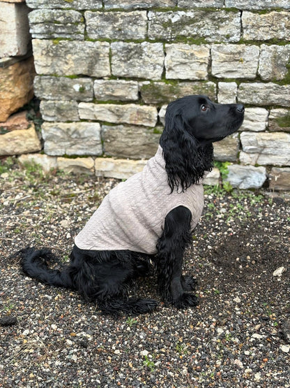 Pull en tissu sweat torsadé