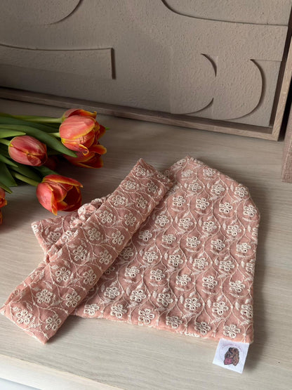 Bandeau broderie anglaise