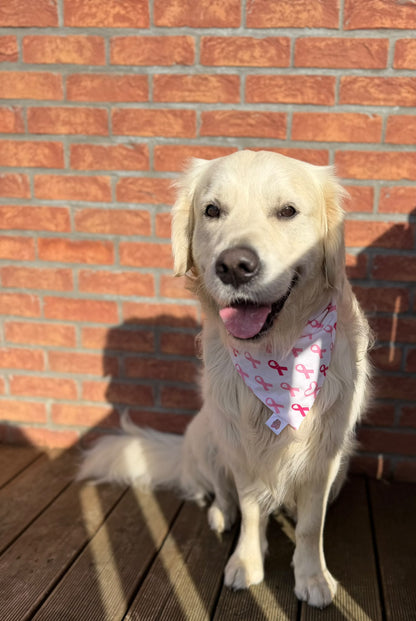 Bandana en coton - Octobre Rose