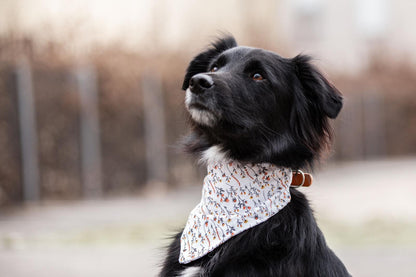 Bandana en coton - fleurs