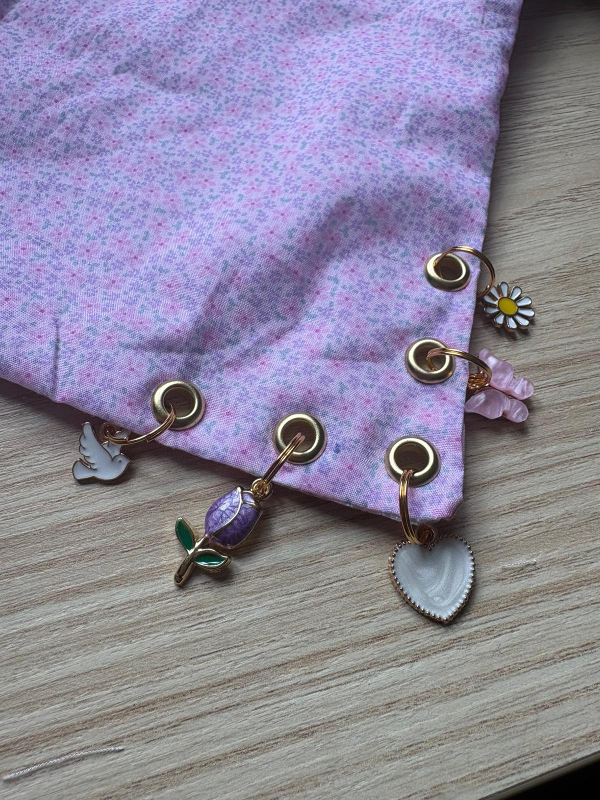 Bandana à charms - fleurs