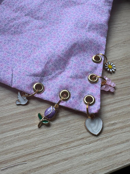 Bandana à charms - fleurs