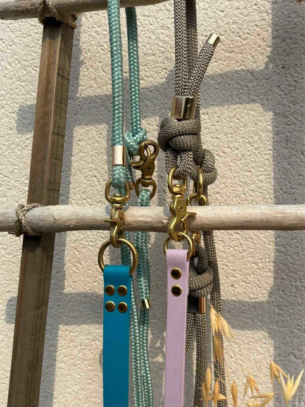 Laisse Ucky (biothane & corde)