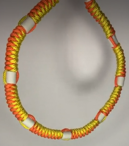 Collier antiparasitaire en paracorde - rond
