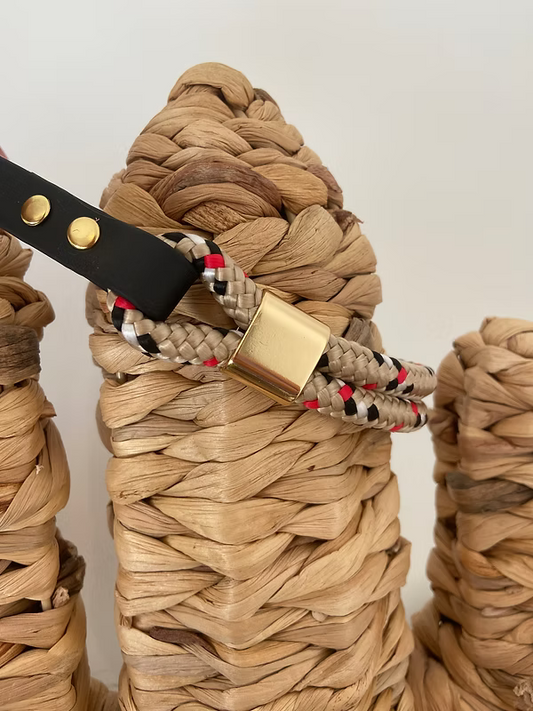 Collier Saïko : corde & biothane