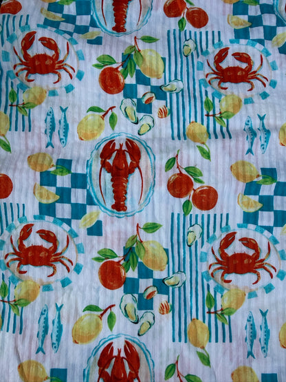 Snood en double gaze de coton - été