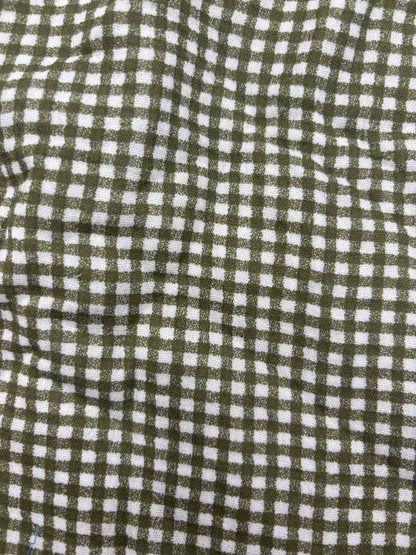 Snood en double gaze de coton - vichy