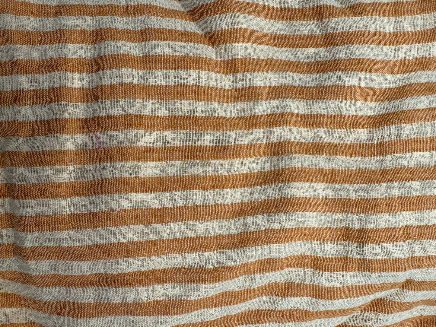Snood en double gaze de coton - rayures