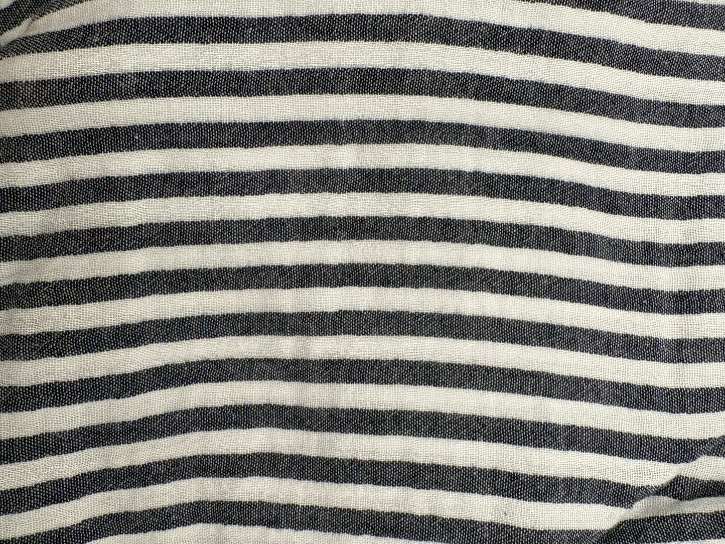 Snood en double gaze de coton - rayures