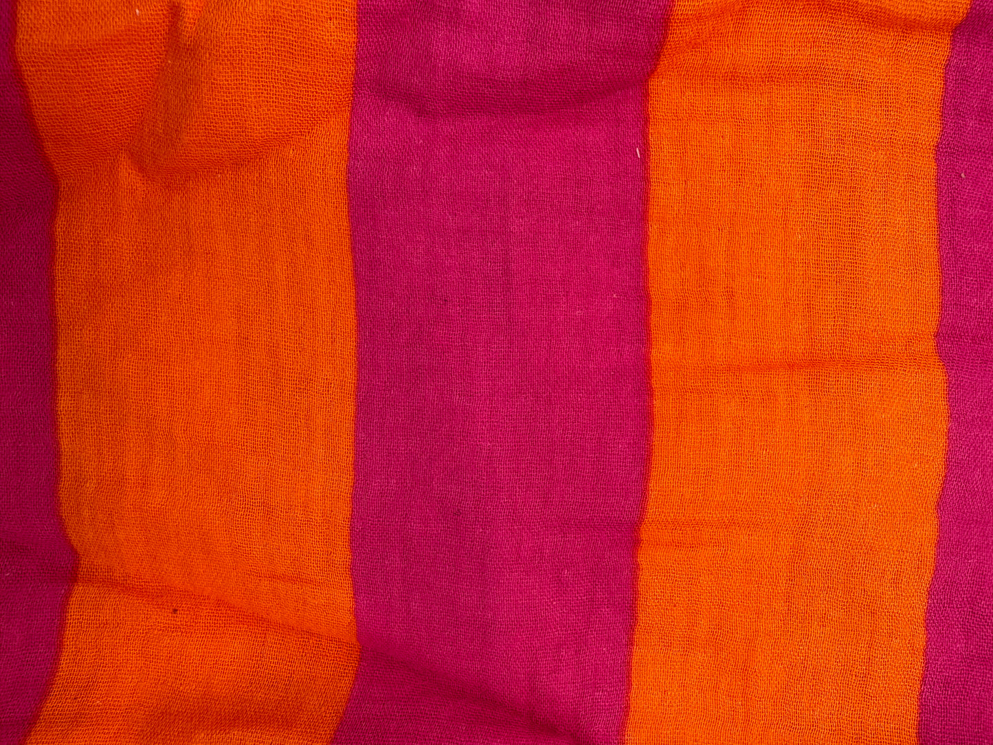 Snood en double gaze de coton - rayures