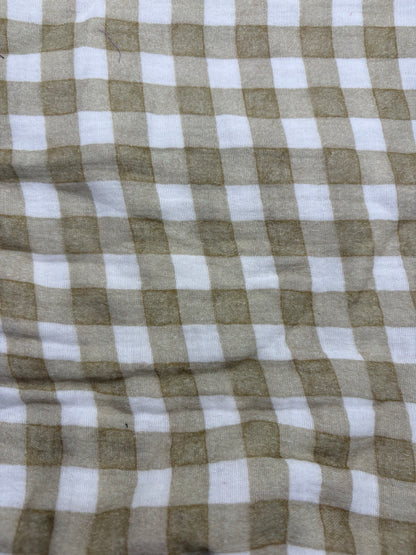 Snood en double gaze de coton - vichy