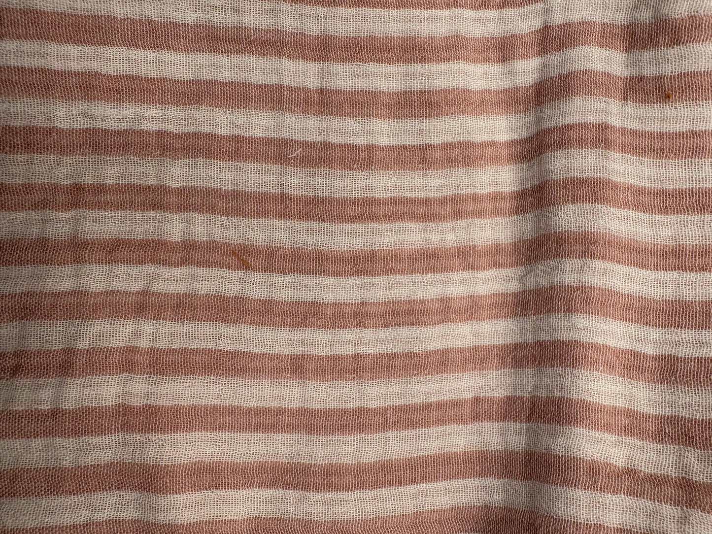 Snood en double gaze de coton - rayures
