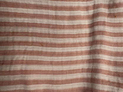 Snood en double gaze de coton - rayures