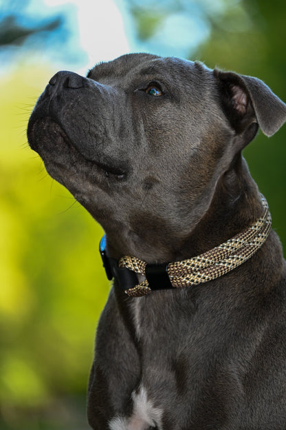 Collier Saïko : corde & biothane - collction automne