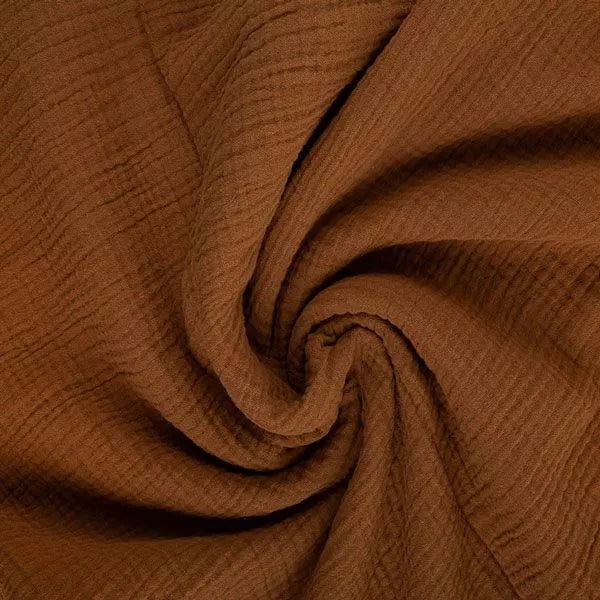 Snood en double gaze de coton - automne