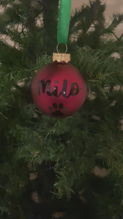 Boule de Noël personnalisable