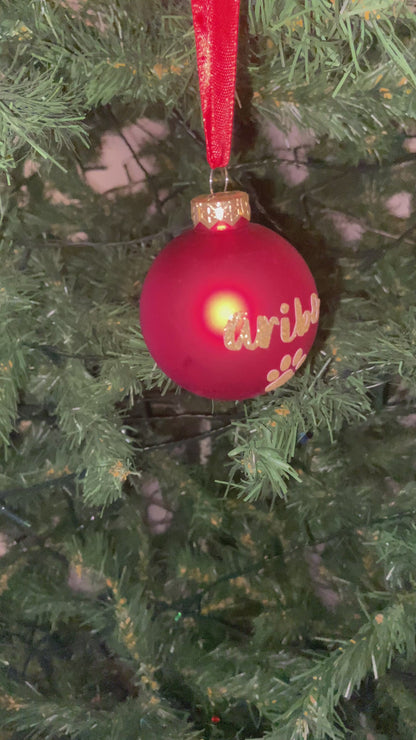 Boule de Noël personnalisable