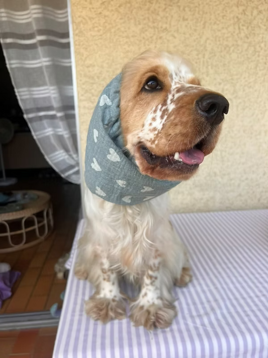 Snood en double gaze de coton
