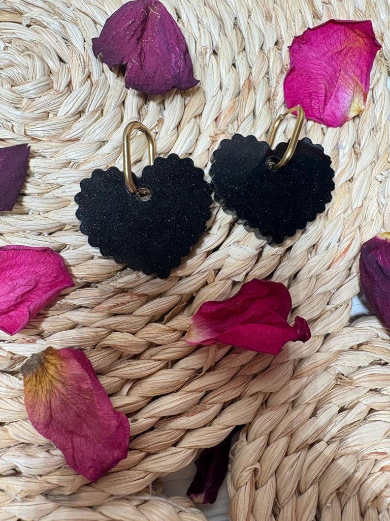 Boucles d'oreilles intercheangeables - St Valentin