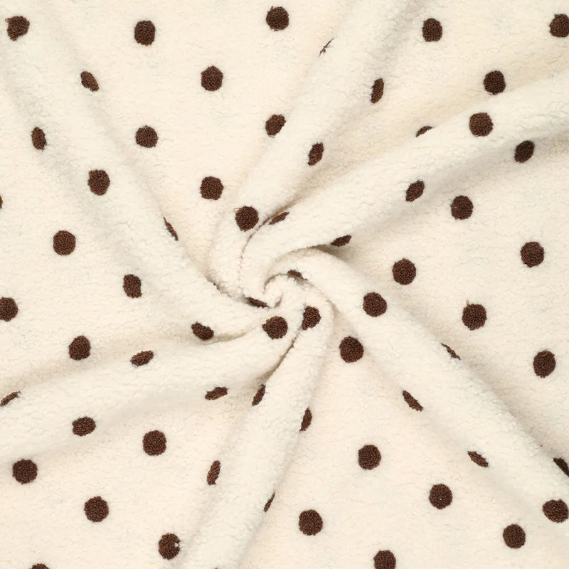 Pull en bouclette à motifs
