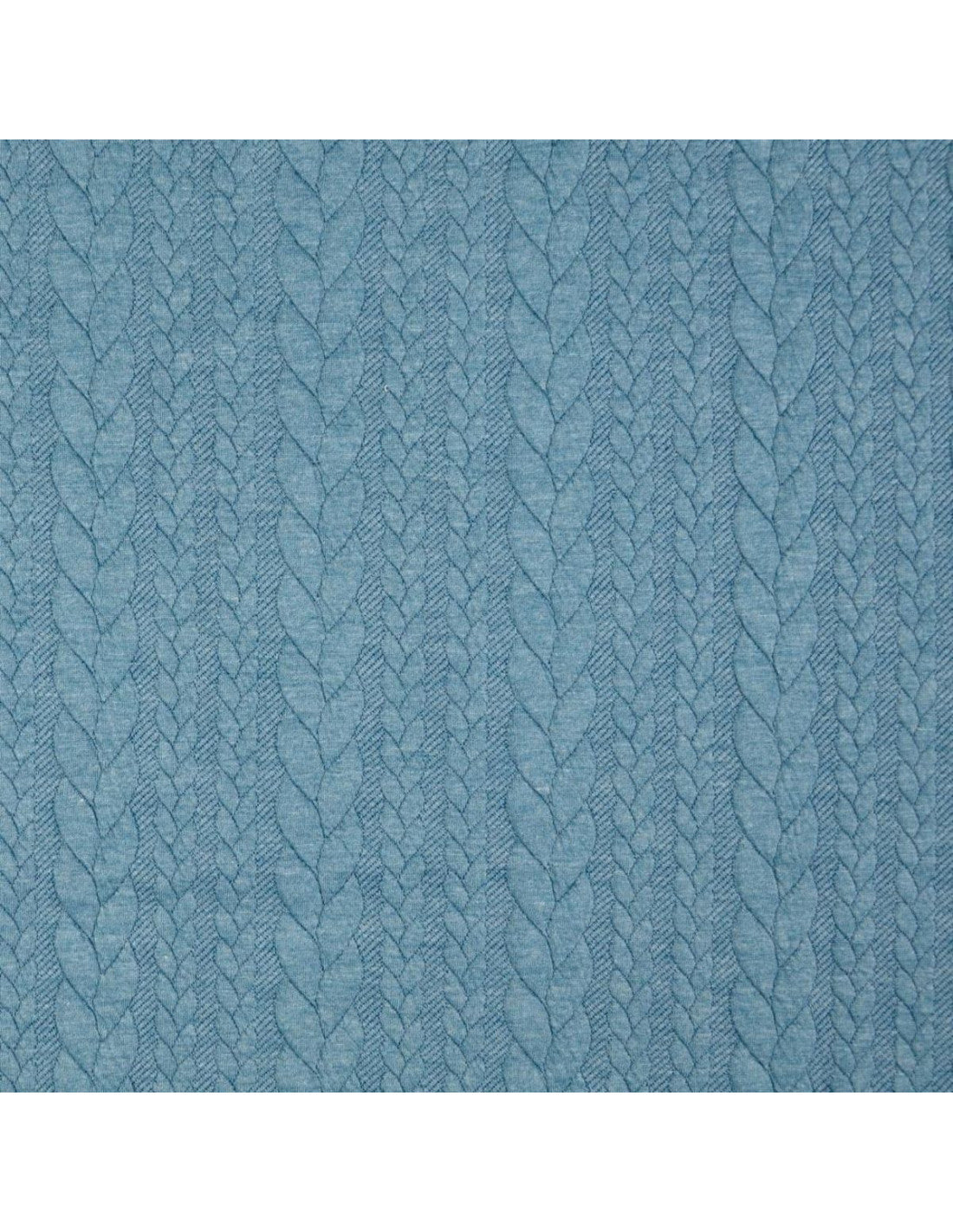 Pull en tissu sweat torsadé