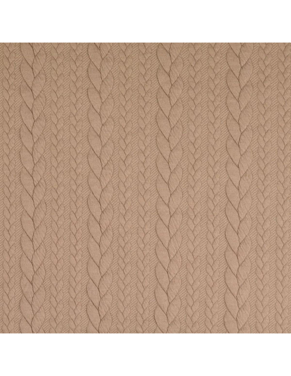 Pull en tissu sweat torsadé