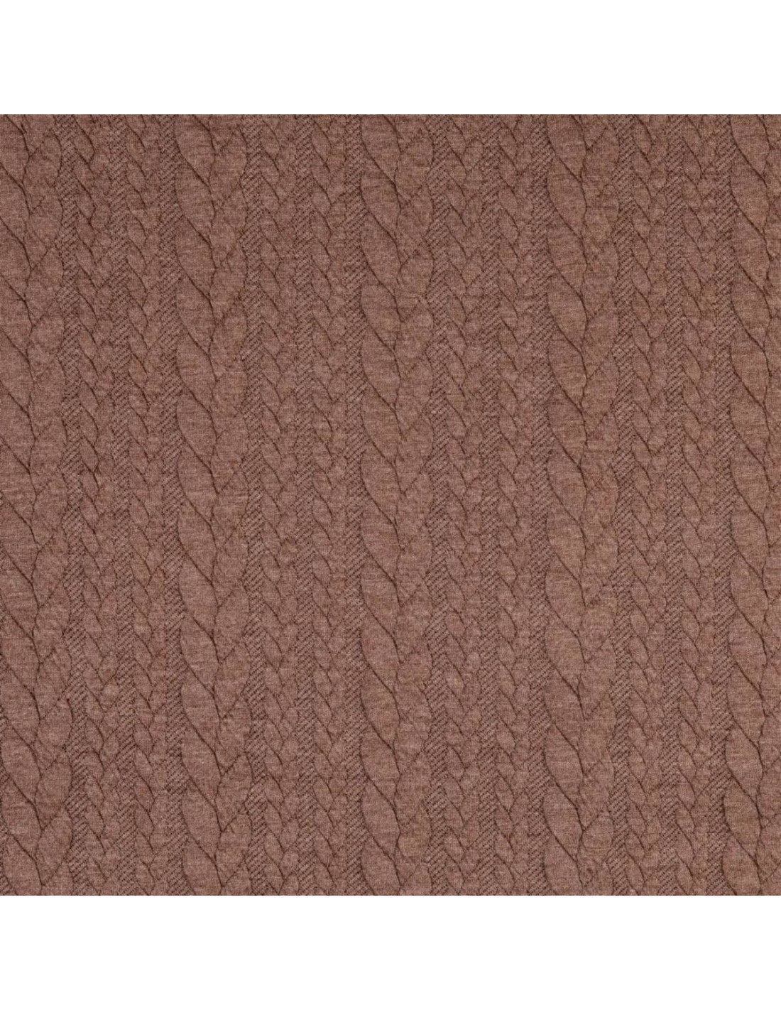 Pull en tissu sweat torsadé