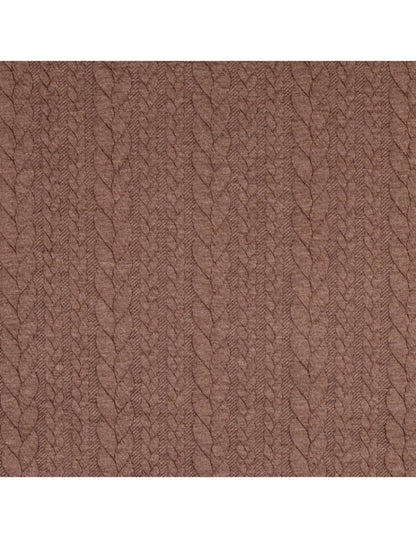 Pull en tissu sweat torsadé