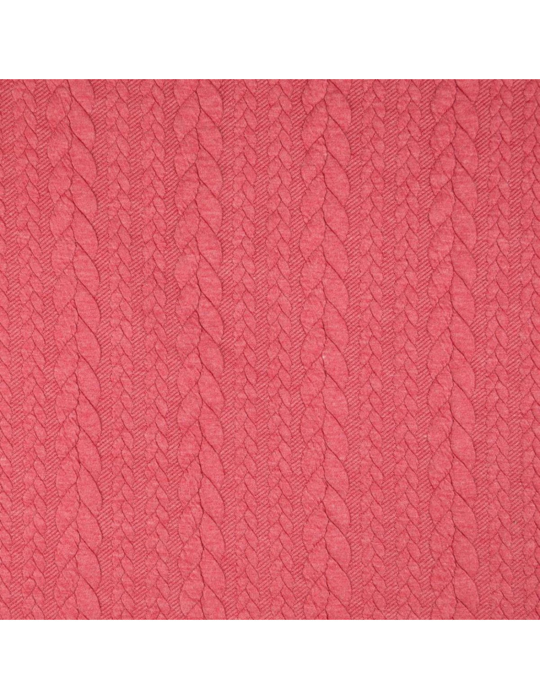 Pull en tissu sweat torsadé