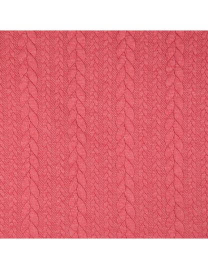 Pull en tissu sweat torsadé