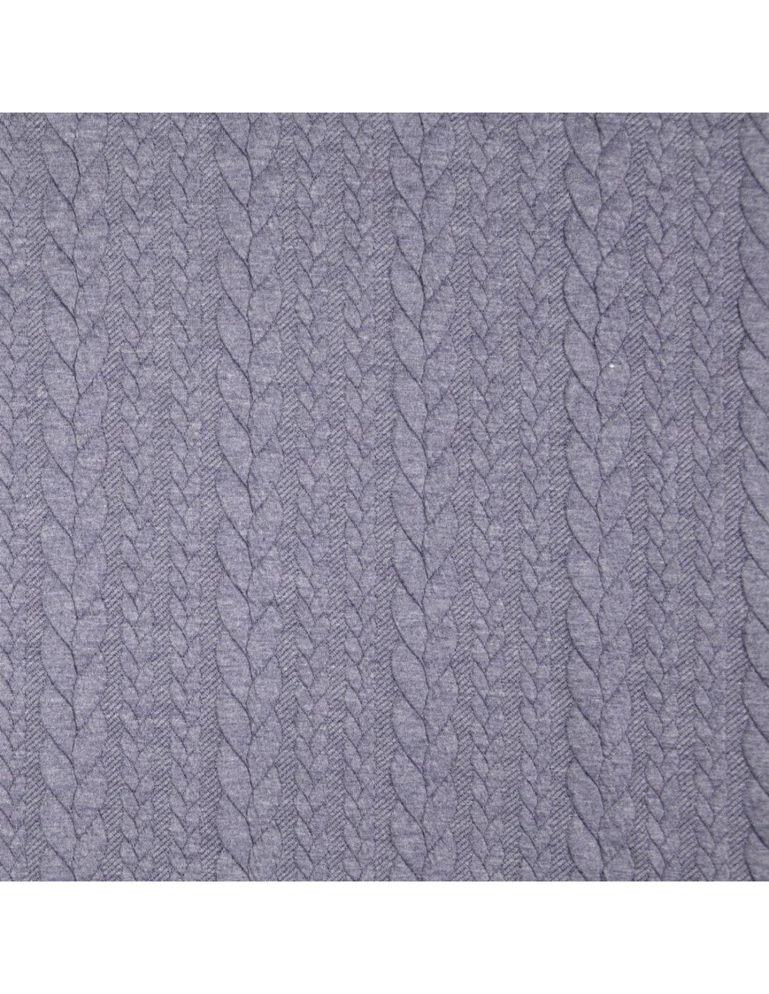 Pull en tissu sweat torsadé