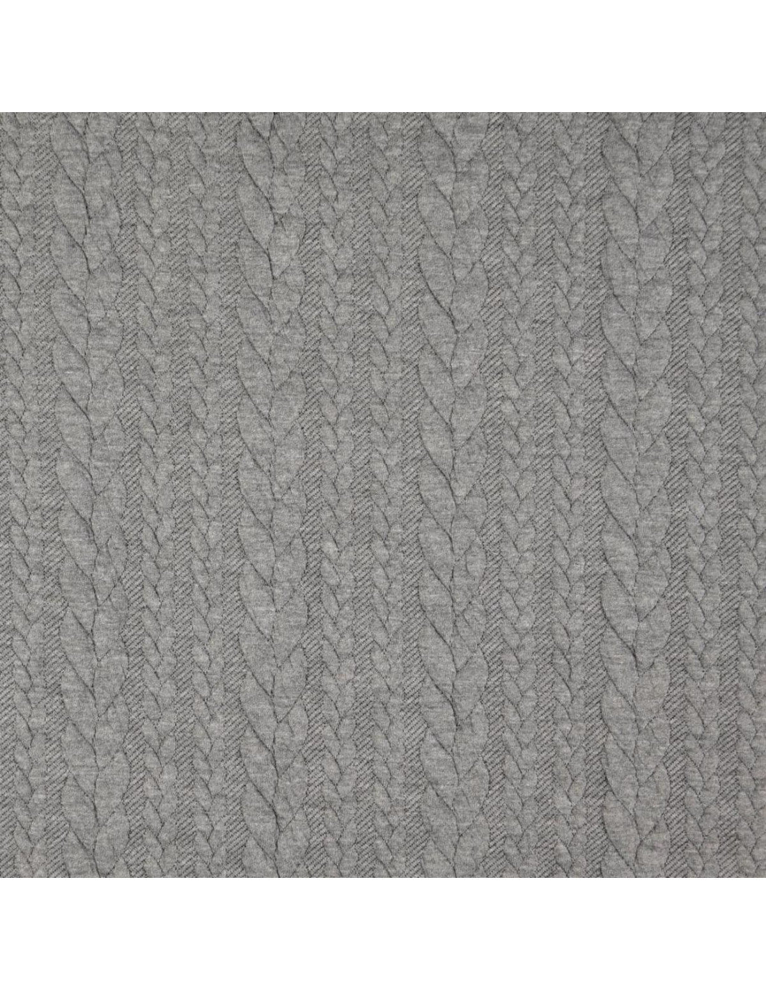 Pull en tissu sweat torsadé