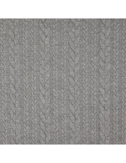 Pull en tissu sweat torsadé