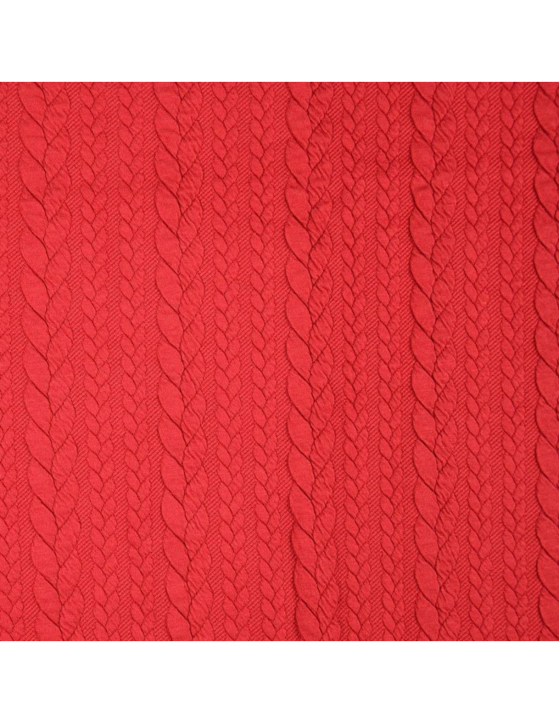 Pull en tissu sweat torsadé