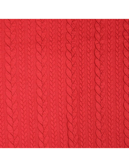 Pull en tissu sweat torsadé