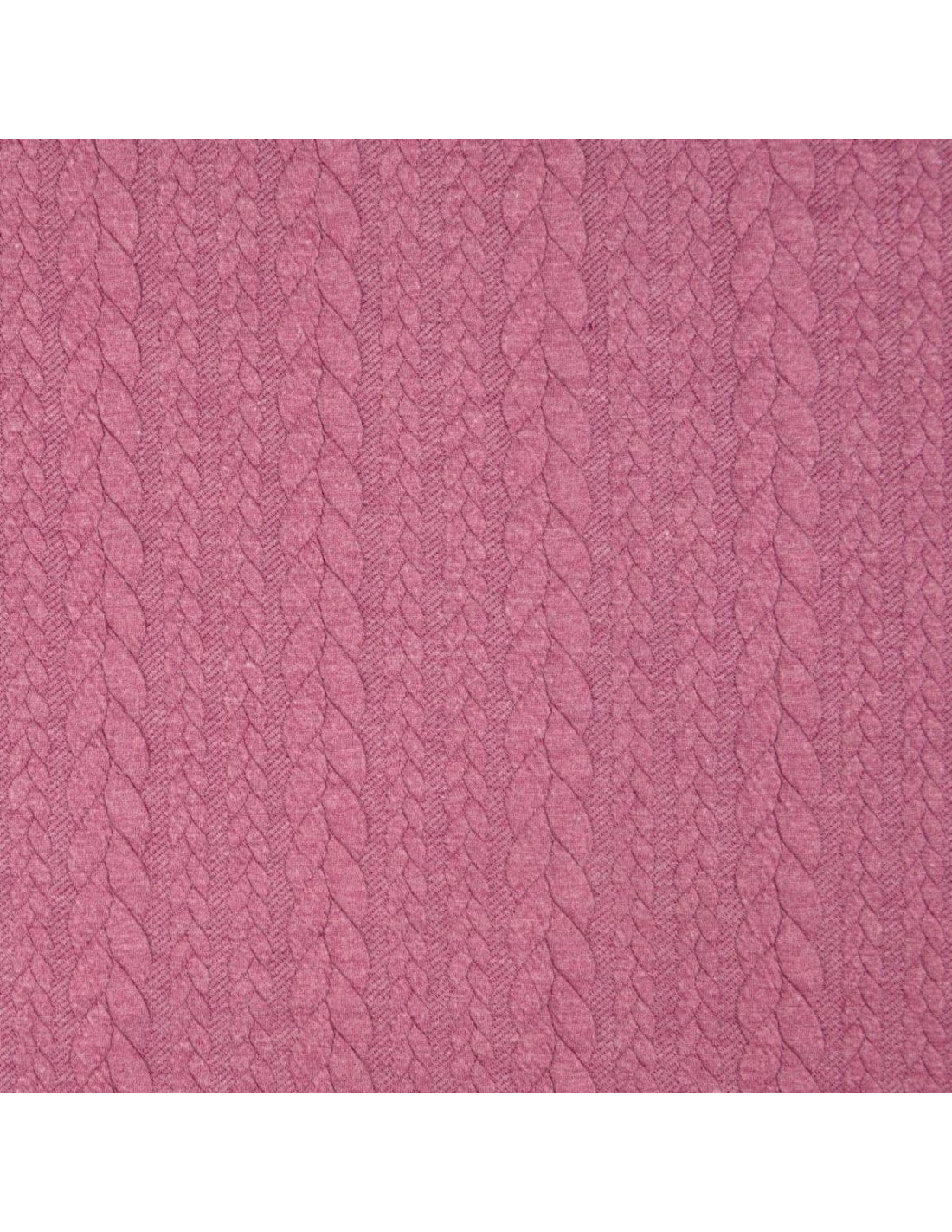 Pull en tissu sweat torsadé