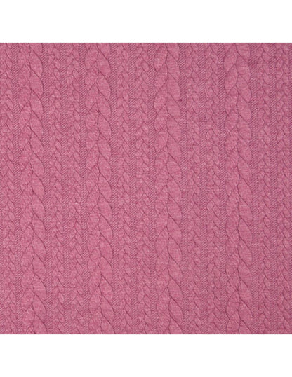 Pull en tissu sweat torsadé