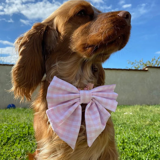 Noeud papillon en coton - vichy